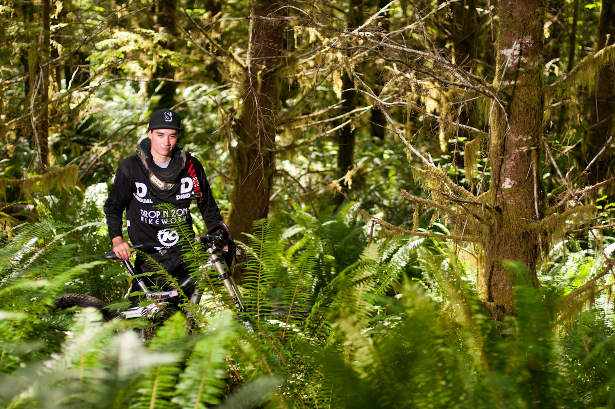 Mullen at home... in the woods! Photo by Colin Wiseman