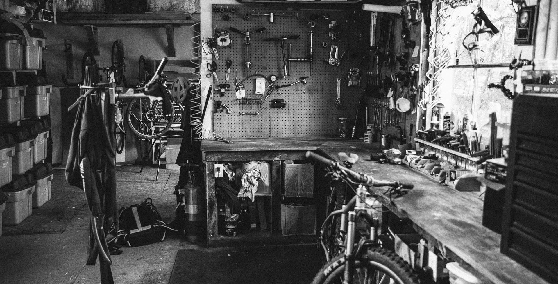 Whittingham’s workspace is a place most mountain bikers only dream about. Running a business out of a shop is no easy task though; it requires a knack for organization and an ability to stay focused.