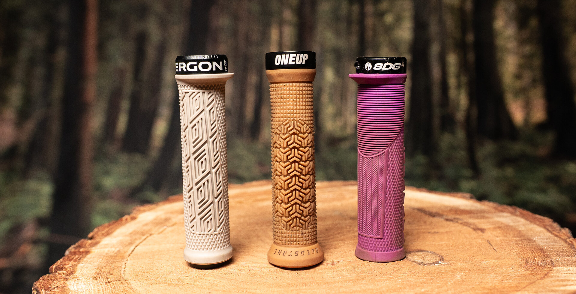 All three grips are available in black as well, if that's more your speed.