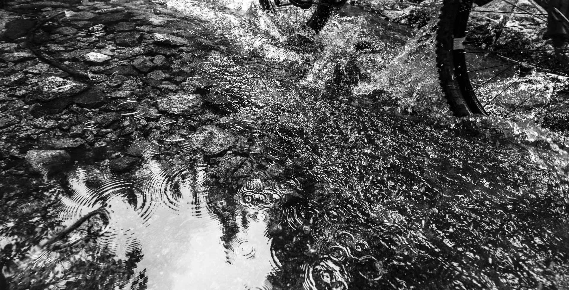 Mid-summer in the eastern Cascades usually means hot temps and endless sun, so any chance to get in the water is readily welcomed. Spencer Paxson takes whatever refreshment he can get on the trek up Angel’s Staircase. NIKON, 1/500 sec, f/5.6, ISO 2000