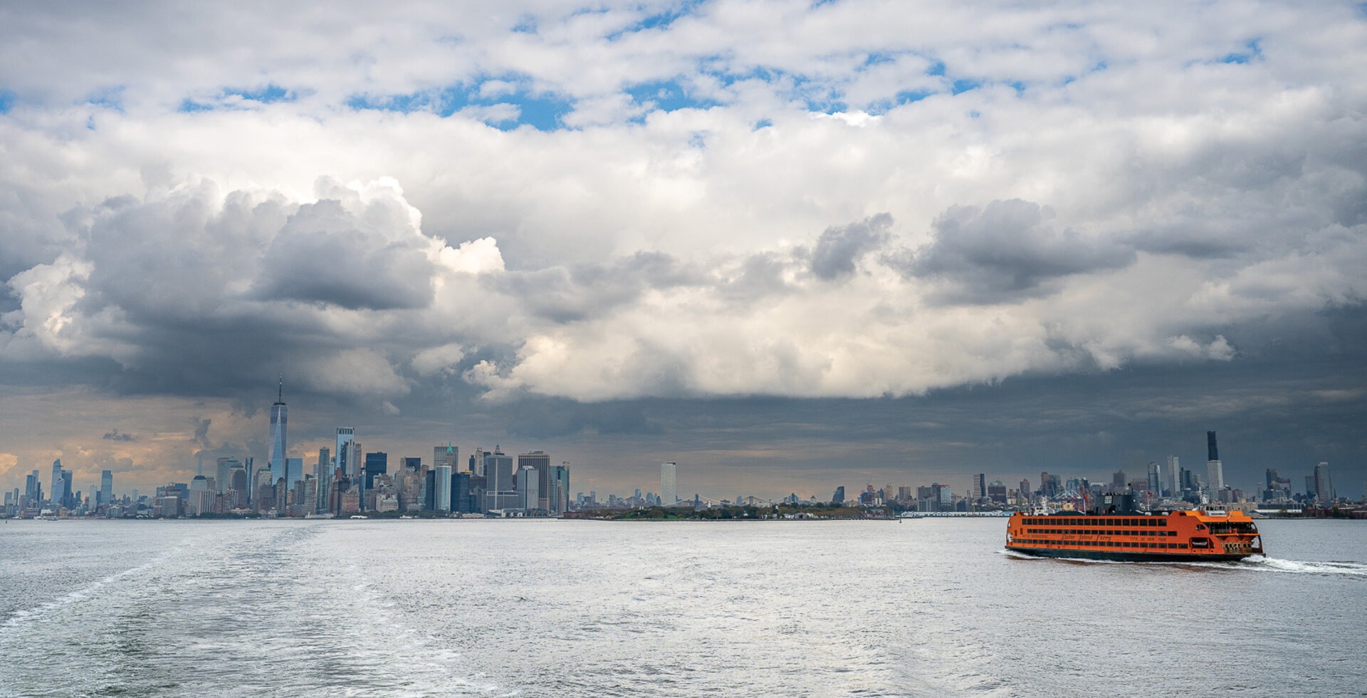 The tangerine-orange Staten Island Ferry is the only pop of color on an otherwise moody day as commuters cross the bay in New York Harbor with the city skyline looming in the distance. A long-simmering mountain bike scene is blooming among New York City’s plethora of other niche subcultures.