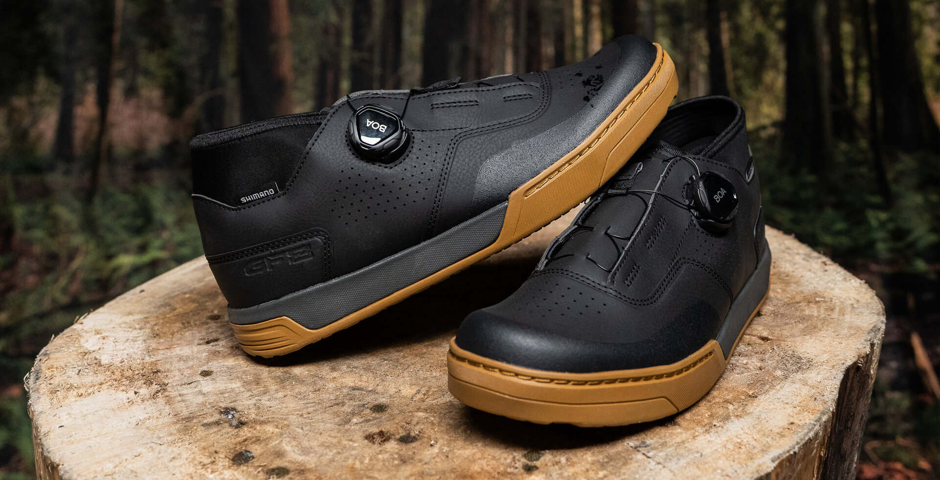 The new GF8 is available in black (pictured) or all-white colorways.