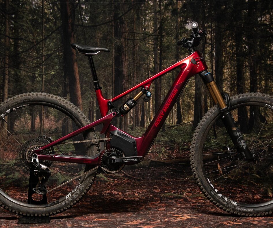 The new Altitude Powerplay has similar lines to Rocky's other e-bikes, with a totally different suspension system.