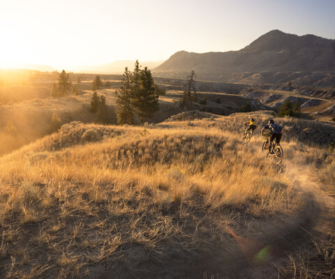 Kamloops is famous for its unique desert scenery and golden light. Photo: Ben Haggar
