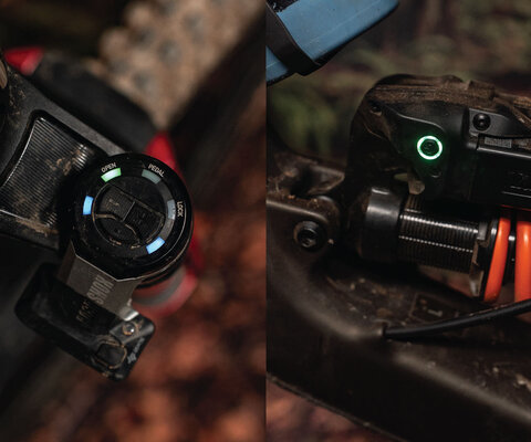 Two approaches to electronic suspension.