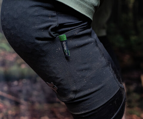 Fox's new Enduro Pro Knee Guards use Koroyd inserts.