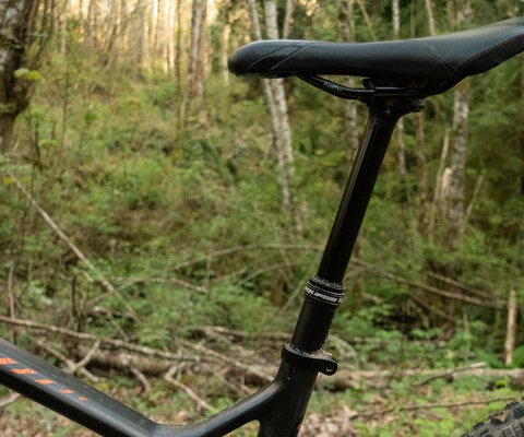 FSA's new Flowtron Dropper post offers a 125mm version or a 150mm option.