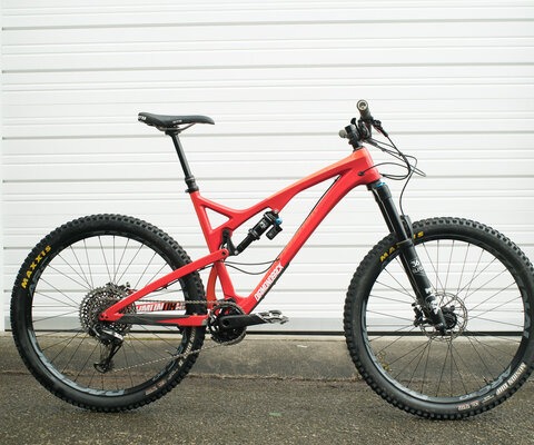 The 2018 Carbon Release—a fully capable trail bike that sometimes feels more like a dirt jumper.