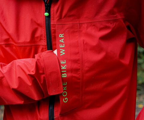 The napoleon pocket is one of this minimalistic jacket's few features. If you need lots of pockets, this jacket might not be fore you.