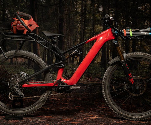 The Levo X, loaded down.