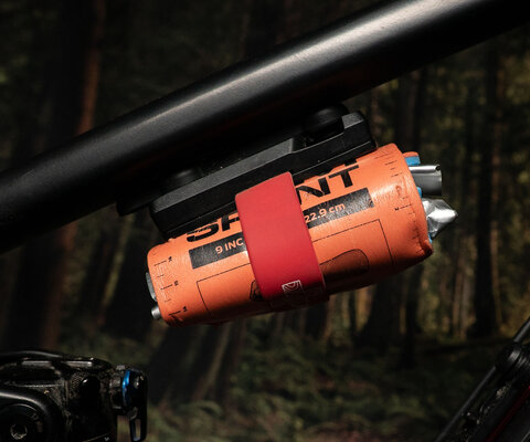 It's hard to forget your med kit if it's attached to your bike.