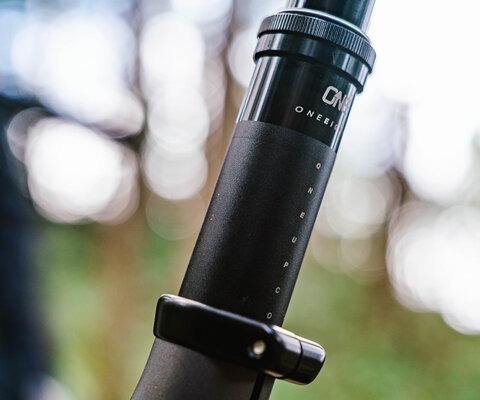 The newest OneUp Dropper Post is incredibly lightweight while remaining endlessly adjustable. 