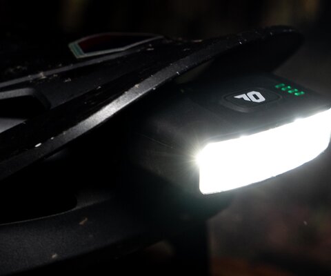 The Portal is Outbound's biggest and brightest helmet light.