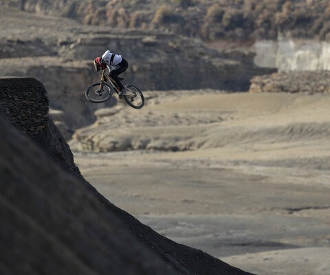 Anthill Films puts as much detail into their jumps as they do their films. Brett Rheeder in Utah. Photo: Sterling Lorence