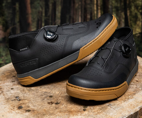 The new GF8 is available in black (pictured) or all-white colorways.