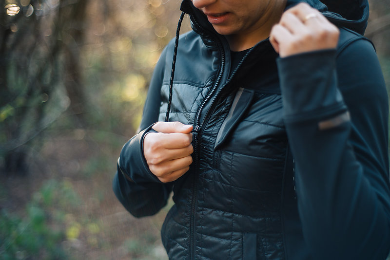 Versa quilted outlet hoodie